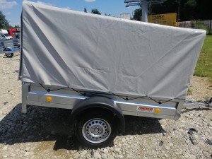 Plandeka ze stelażem do przyczepy Neptun N7 202x114cm