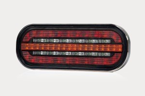Lampa tylna LED 12-30V, 3-funkcyjna FT-320 LED DI