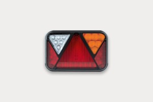 Lampa tylna uniwersalna prawa z oświetleniem tablicy rej. FT-270 P TB LED COF