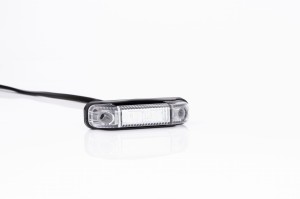lampa obrysowa LED 12-30V BIAŁA z wiązką elektr 
